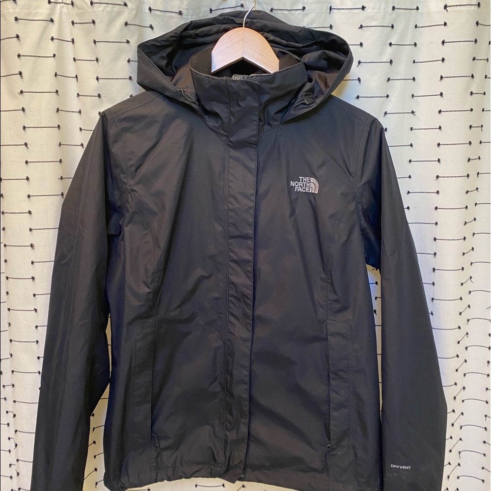 **SOLD** The North Face DryVent Rain Jacket - Black - Size Medium